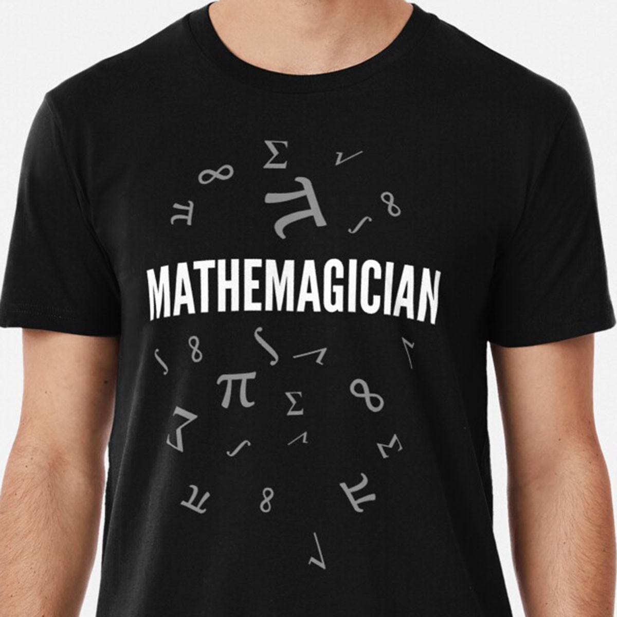 Mathemagician!  Crunching Numbers Like a Superhero! Premium T-Shirt by NTK Apparel