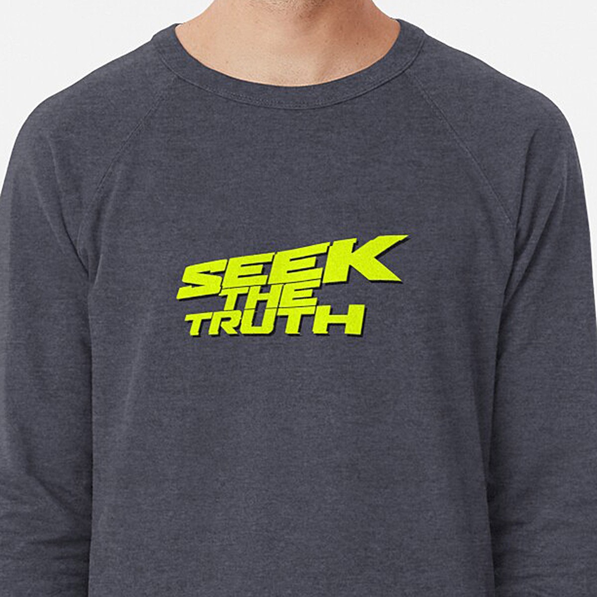 Seek The Truth!  Are you a truth Seeker? Lightweight Sweatshirt by NTK Apparel