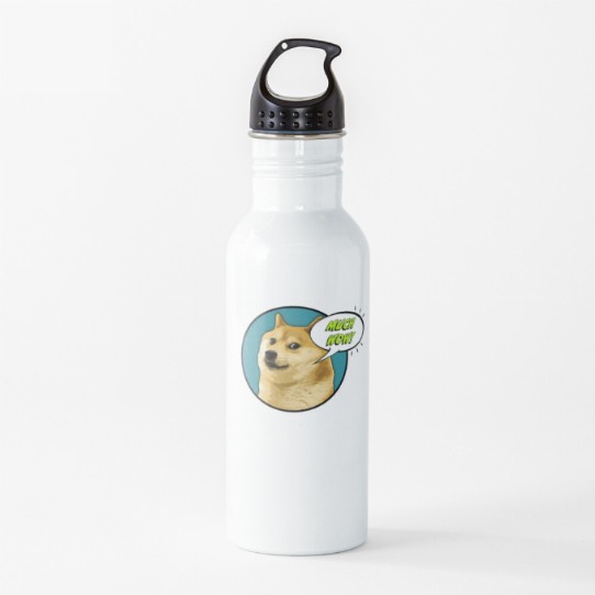 Dogecoin - Much Wow!! Water Bottle