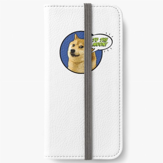 Doge To The Moon!! iPhone Wallet