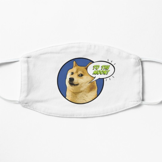 Doge To The Moon!! Mask