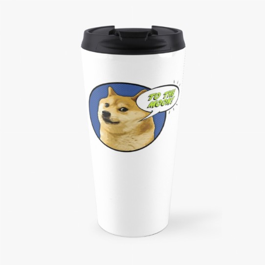 Doge To The Moon!! Travel Mug