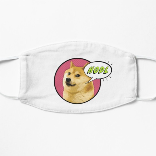 Doge says HODL! Mask