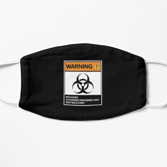 Warning - Biohazard Facemask