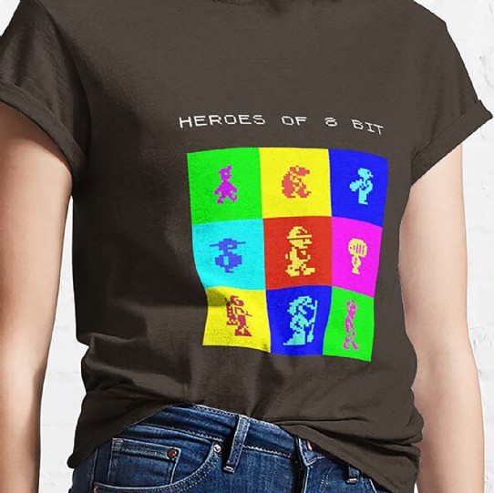 Heroes of 8bit - legends in a handful of pixels Classic T-Shirt