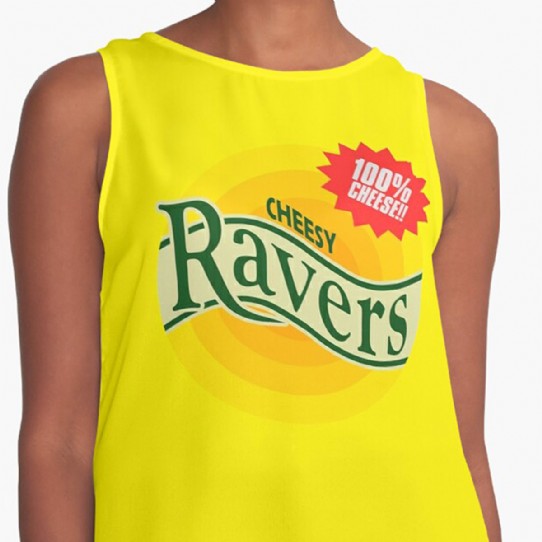 100% Cheesy Ravers! Sleeveless Top