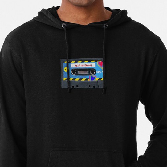 Keep On Raving - Rave Mix Tape Lightweight Hoodie