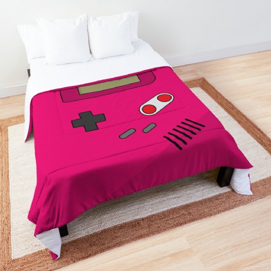 The Gayboy - Bright pink Retro gaming Comforter