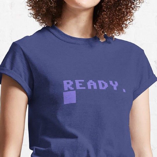 Commodore C64 Ready Prompt Classic Tee