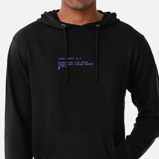 Commodore C64 Load Error - Hope Not Found Lightweight Hoodie