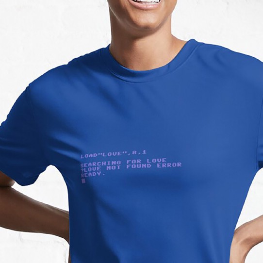 Commodore C64 Load Error - Love Not Found  Active Tee