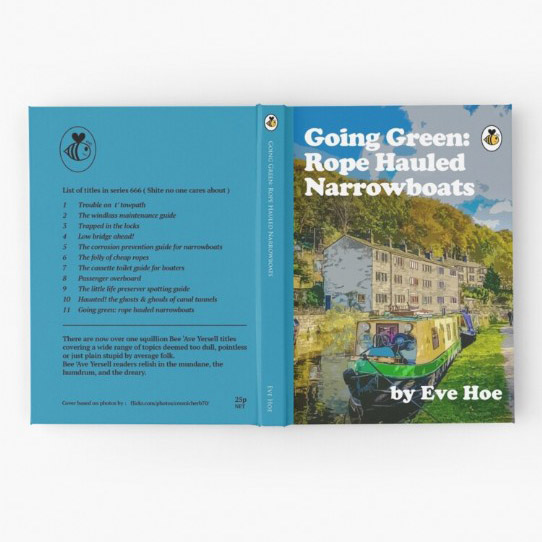 Going Green: Rope Hauled Narrowboats by Eve Hoe - Hardcover Journal